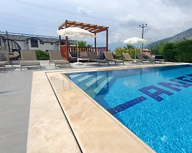 Fethiye Ölüdeniz'de Kalabalık Ailelere Uygun, Özel Havuzlu, Merkezi Villa - 3