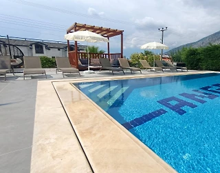 Fethiye Ölüdeniz'de Kalabalık Ailelere Uygun, Özel Havuzlu, Merkezi Villa - 3