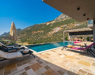 Kaş Bezirgan'da Enfes Doğa Manzaralı, Özel Havuzlu, Lüks Villa - 4