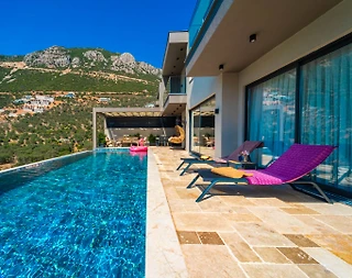 Kaş Bezirgan'da Enfes Doğa Manzaralı, Özel Havuzlu, Lüks Villa - 5