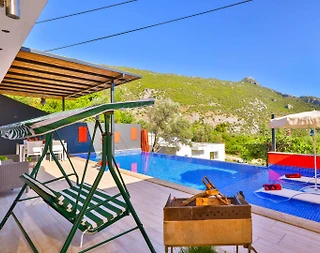 Kaş İslamlar'da Sakin Konumda, Özel Havuzlu, Balayı Villası - 4
