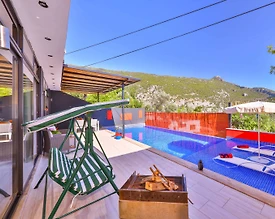 Kaş İslamlar'da Sakin Konumda, Özel Havuzlu, Balayı Villası - 3