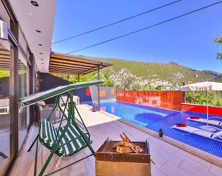 Kaş İslamlar'da Sakin Konumda, Özel Havuzlu, Balayı Villası - 3