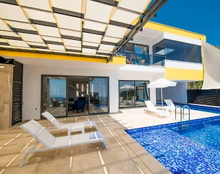 Kaş Bezirgan'da Sakin Konumda, Özel Havuzlu, Modern Villa - 4