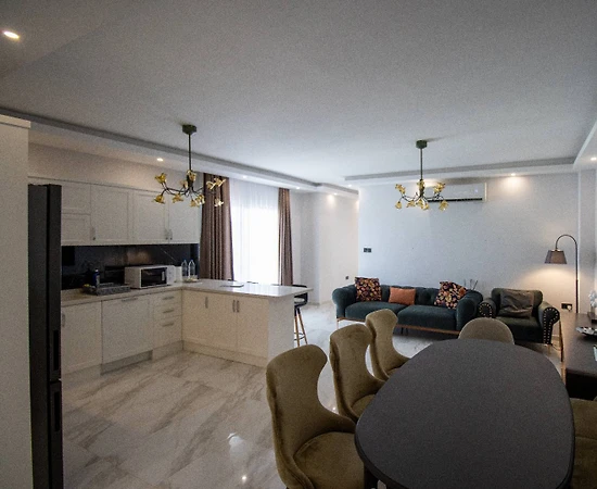 Kıbrıs İskele’de Deniz Manzaralı, Ortak Havuzlu, Suit Daire - 1