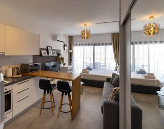 Kıbrıs İskele'de Tesis İçerisinde, Ortak Havuzlu, 1+1 Kiralık Daire - 3