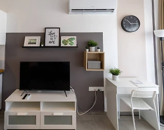 Kıbrıs İskele'de Tesis İçerisinde, Ortak Havuzlu, 1+1 Kiralık Daire - 5