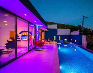 Kaş İslamlar'da Doğa İle İç İçe, Özel Havuzlu, Balayı Villası - 1