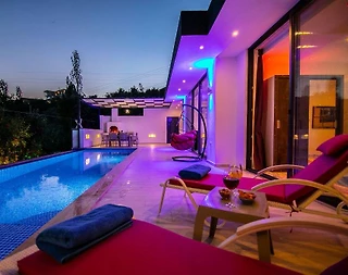 Kaş İslamlar'da Doğa İle İç İçe, Özel Havuzlu, Balayı Villası - 3