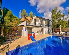 Kaş İslamlar'da Muhteşem Doğada, Özel Havuzlu, Kiralık Villa - 2