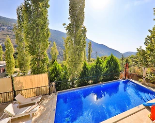 Kaş İslamlar'da Muhteşem Doğada, Özel Havuzlu, Kiralık Villa - 4