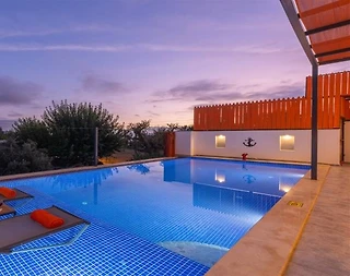 Kaş İslamlar'da Çiftlere Uygun, Özel Havuzlu, Estetik Villa - 5