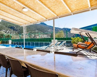 Kaş İslamlar'da Modern Tasarımlı, Özel Havuzlu, 10 Kişilik Villa - 5