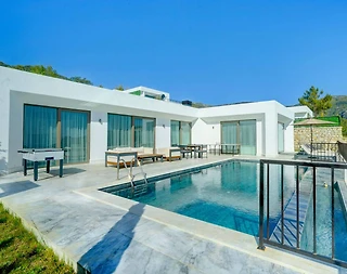 Kaş İslamlar'da Deniz Manzaralı, Özel Havuzlu, Çift Jakuzili Villa - 1