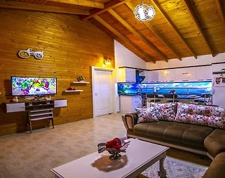 Kaş İslamlar'da Deniz ve Orman Manzaralı, Özel Havuzlu, Konforlu Villa - 5
