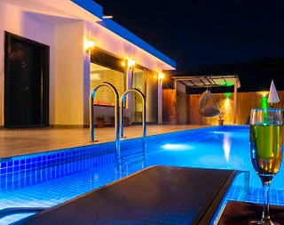 Kaş İslamlar'da Muhteşem Doğa İçerisinde, Özel Havuzlu, Kiralık Villa - 2