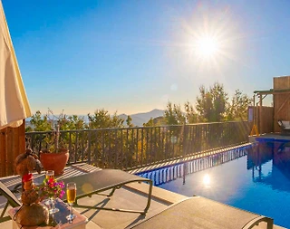 Kaş İslamlar'da Muhteşem Doğa İçerisinde, Özel Havuzlu, Kiralık Villa - 5