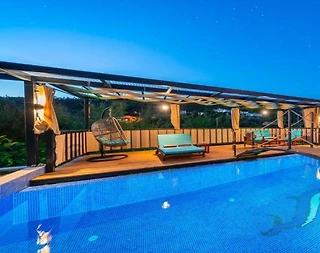 Kaş İslamlar'da Enfes Doğada, Özel Havuzlu, Lüks Kiralık Villa - 5