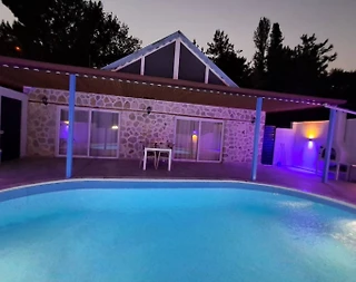 Kaş İslamlar'da Huzurlu Konumda, Özel Havuzlu, 4 Kişilik Villa - 4