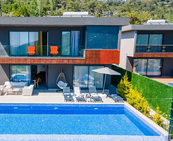 Kaş İslamlar'da Orman Manzaralı, Özel Havuzlu, Jakuzili Vİlla - 1