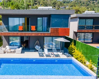 Kaş İslamlar'da Orman Manzaralı, Özel Havuzlu, Jakuzili Vİlla - 1