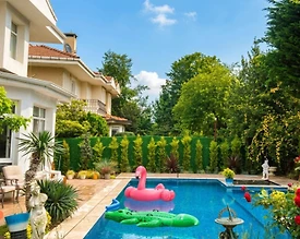 İstanbul Kumköy'de Modern Tasarımlı, Özel Havuzlu, Merkezi Villa - 3