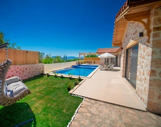 Kaş Üzümlü'de Doğa İçerisinde, Özel Havuzlu, Jakuzili, Lüks Villa - 4