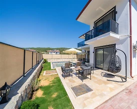 Kaş Andifli'de Yeşilliklerle Dolu Doğada, Özel Havuzlu, Modern Villa - 3