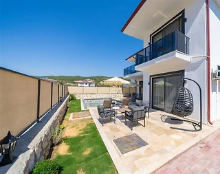 Kaş Andifli'de Yeşilliklerle Dolu Doğada, Özel Havuzlu, Modern Villa - 3