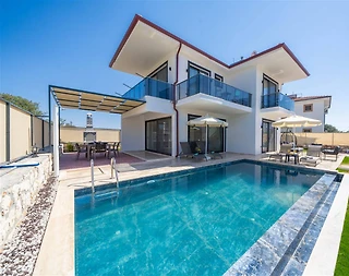 Kaş Andifli'de Yeşilliklerle Dolu Doğada, Özel Havuzlu, Modern Villa - 2