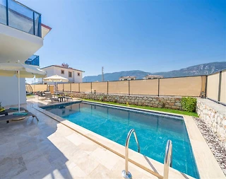 Kaş Andifli'de Yeşilliklerle Dolu Doğada, Özel Havuzlu, Modern Villa - 4