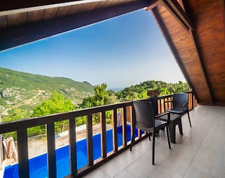 Kaş İslamlar'da Ahşap Tasarımlı, Özel Havuzlu, 2+1 Villa - 4