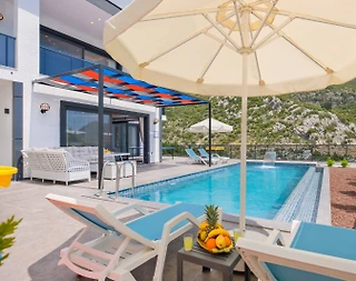 Kaş İslamlar'da Doğa İle İç İçe, Özel Havuzlu, Lüks Villa - 4