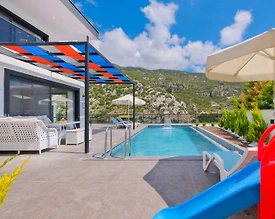 Kaş İslamlar'da Doğa İle İç İçe, Özel Havuzlu, Lüks Villa - 3