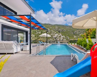 Kaş İslamlar'da Doğa İle İç İçe, Özel Havuzlu, Lüks Villa - 3