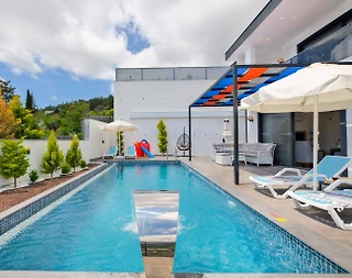 Kaş İslamlar'da Doğa İle İç İçe, Özel Havuzlu, Lüks Villa - 5