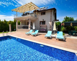 Fethiye Kayaköy'de Sakin Konumda, Özel Havuzlu, Kiralık Villa - 3