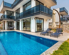 Kaş Kalkan'da Sakin Konumda, Özel Havuzlu, Modern Villa - 2