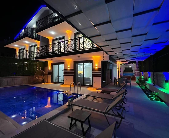 Fethiye Karagedik'de Modern Tasarımlı, Özel Havuzlu, Konforlu Villa  - 1