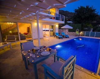 Kaş İslamlar'da Balayı Çiftlerine Uygun, Özel Havuzlu, Nezih Villa - 3