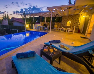 Kaş İslamlar'da Balayı Çiftlerine Uygun, Özel Havuzlu, Nezih Villa - 5