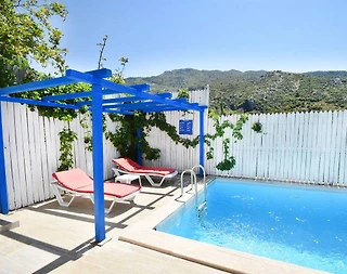 Kaş İslamlar'da Doğa İle İç İçe, Özel Havuzlu, 2 Kişilik Villa - 4