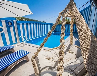 Kaş İslamlar'da Sakin Konumda, Özel Havuzlu, Balayı Villası - 3