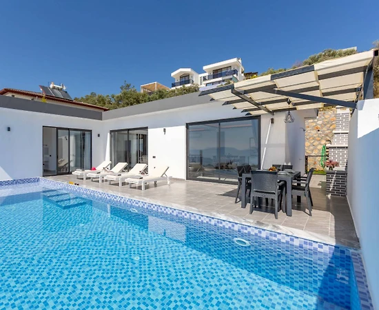 Kaş İslamlar'da Doğa İle İç İçe, Özel Havuzlu, Jakuzili Villa - 1