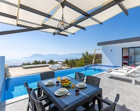 Kaş İslamlar'da Doğa İle İç İçe, Özel Havuzlu, Jakuzili Villa - 3