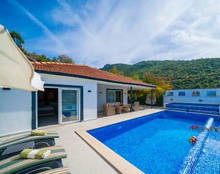 Kaş Sarıbelen'de Doğa İle İç İçe, Özel Havuzlu, 2+1 Villa - 4