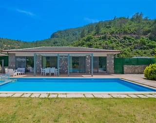Fethiye Kayaköy'de Huzurlu Doğada, Özel Havuzlu, Bahçeli Villa - 1