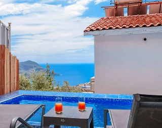 Kalkan Akbel'de Çekirdek Ailelere Uygun, Özel Havuzlu, Jakuzili Villa - 5