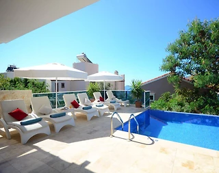 Kaş Kalkan'da Merkezi Konumda, Özel Havuzlu, Jakuzili Villa - 4