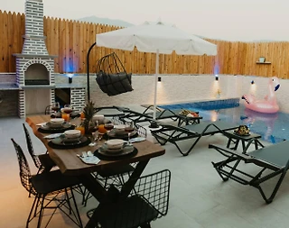 Kaş Ova'da Nezih Konumda, Özel Havuzlu, Konforlu Villa - 5